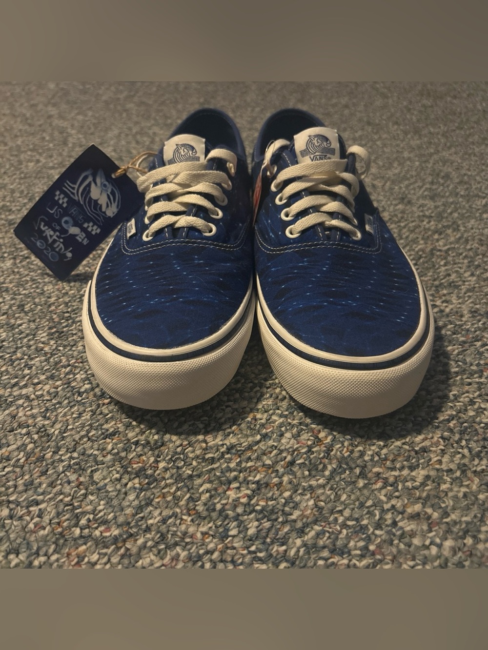 Vans Limited Edition US Open Surfing Blue Low-Top Canvas Sneakers